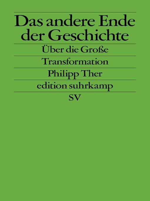 Title details for Das andere Ende der Geschichte by Philipp Ther - Available
